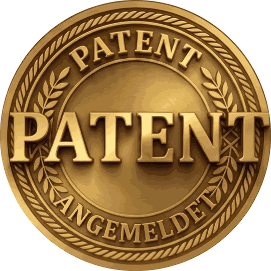 Goldenes Siegel: Patent angemeldet